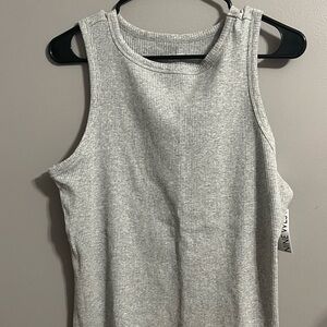 Gray Sleeveless Top